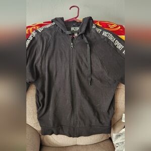 Black Zip-Up Hoodie